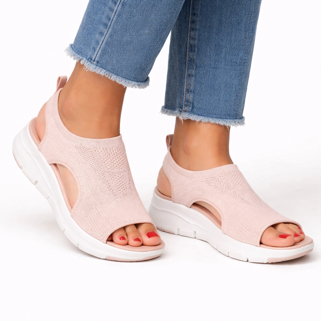 Chaussures de marche femme à enfiler