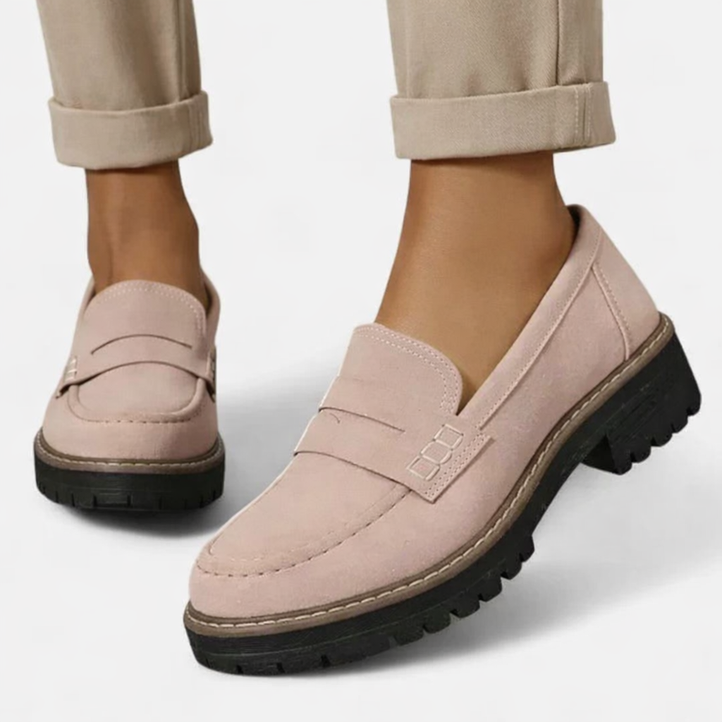 Mocassins confort femme à enfiler