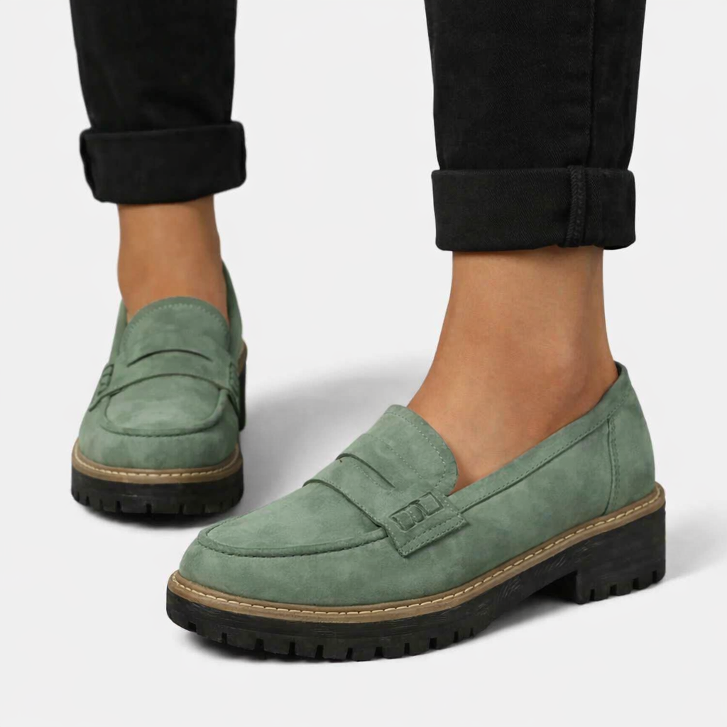 Mocassins confort femme à enfiler