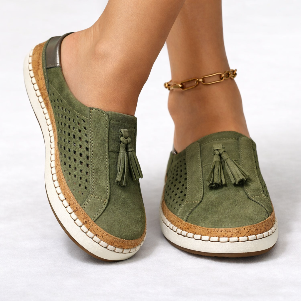 Chaussures confort femme à enfiler