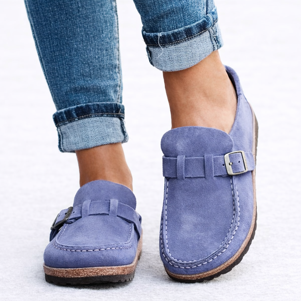 Mocassins femme à enfiler