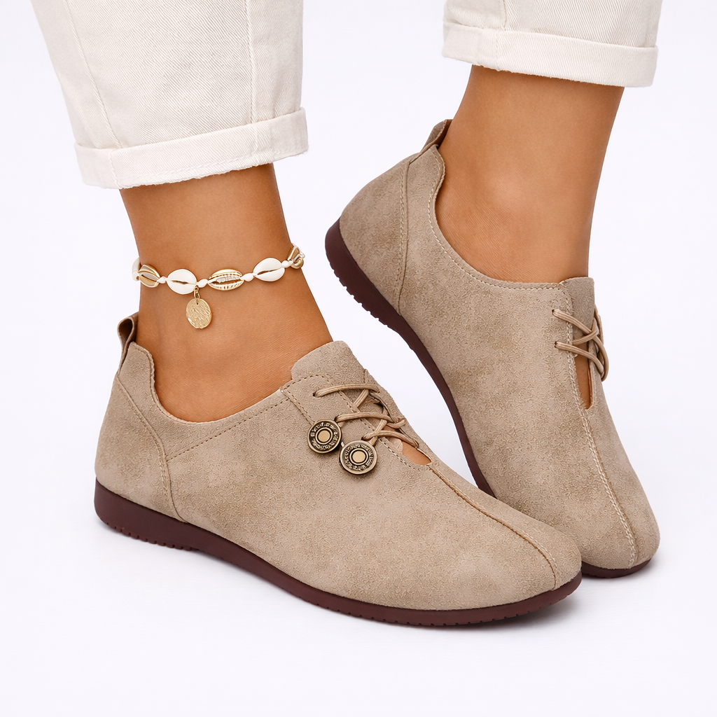 Mocassins confort femme à enfiler
