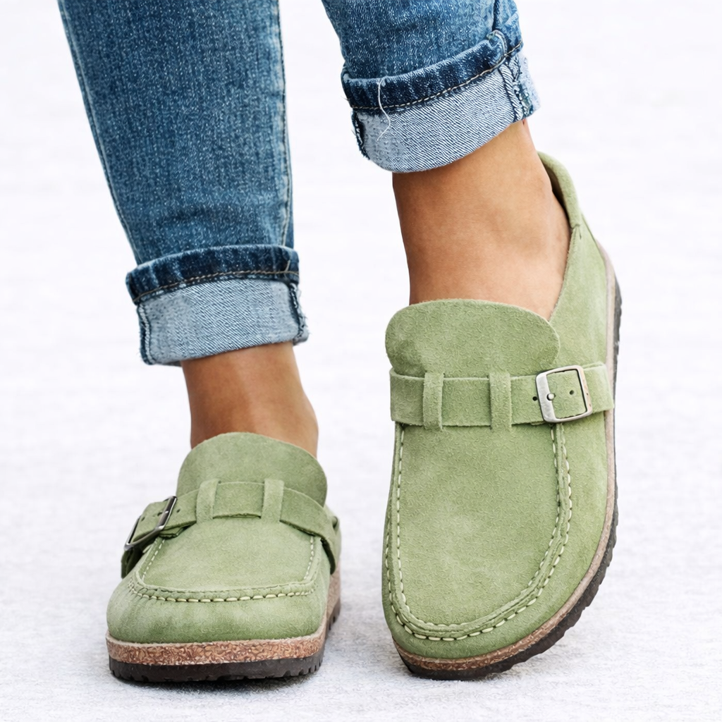 Mocassins femme à enfiler