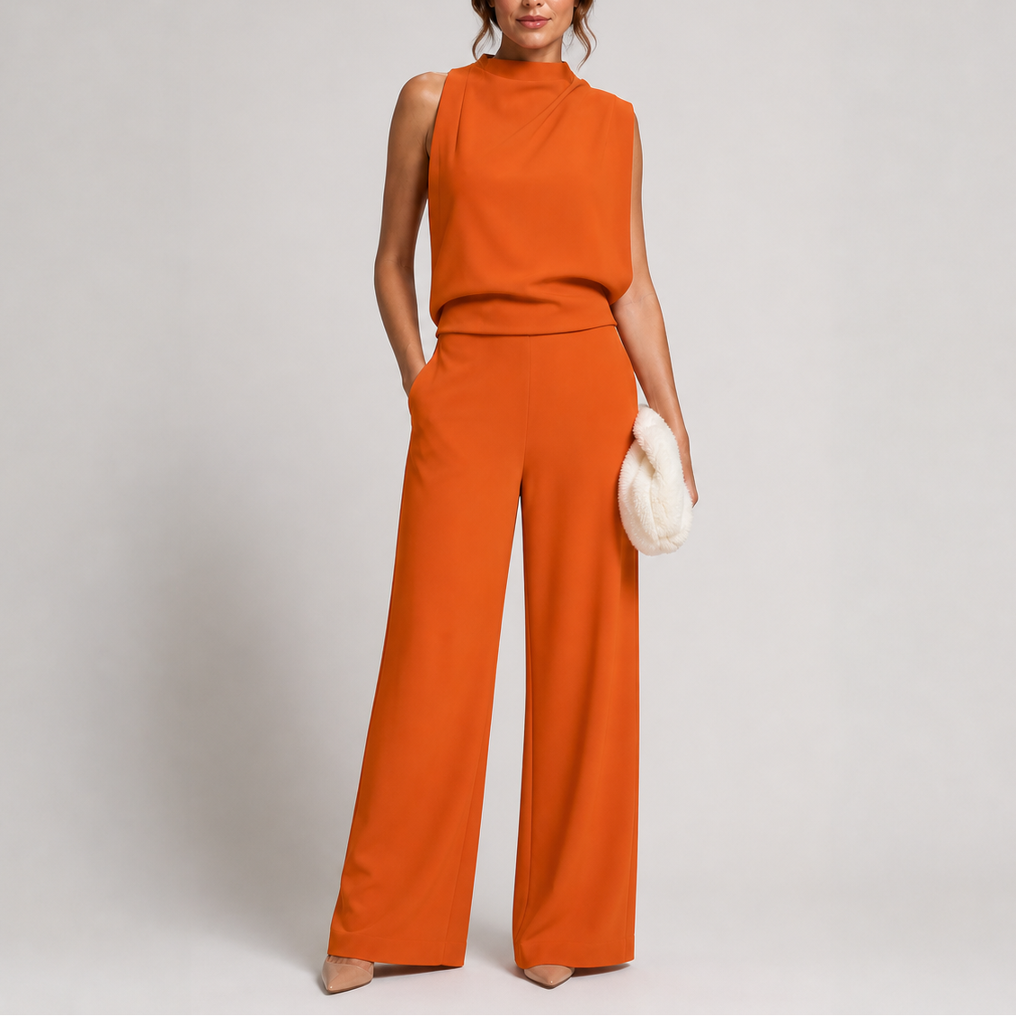 Article femme coupe large sans manches