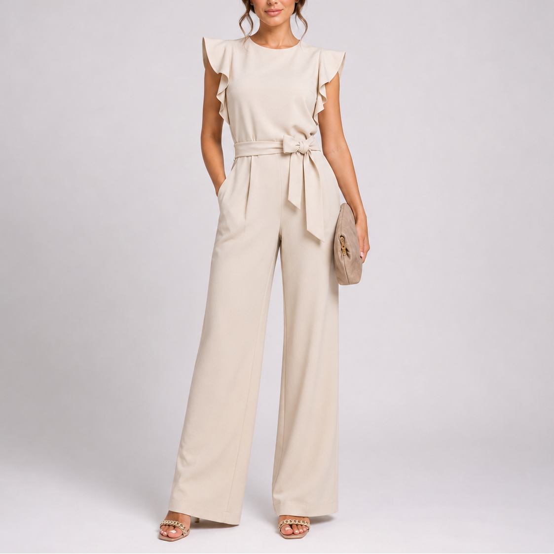 Combinaison femme coupe large élégant