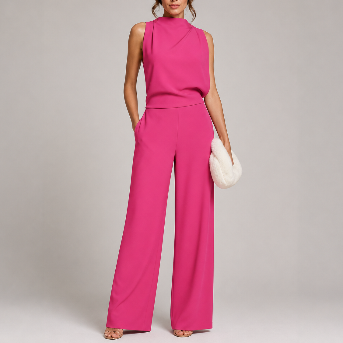 Article femme coupe large sans manches