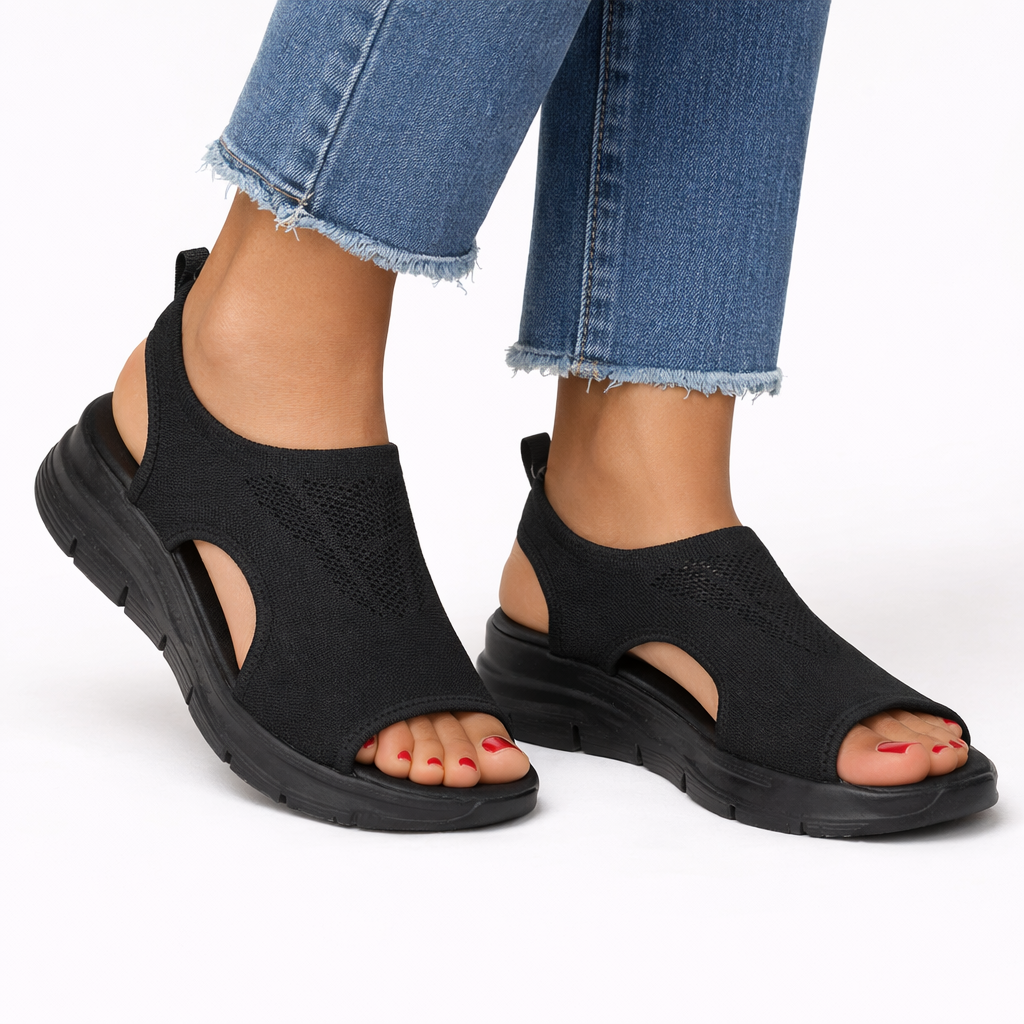 Chaussures de marche femme à enfiler