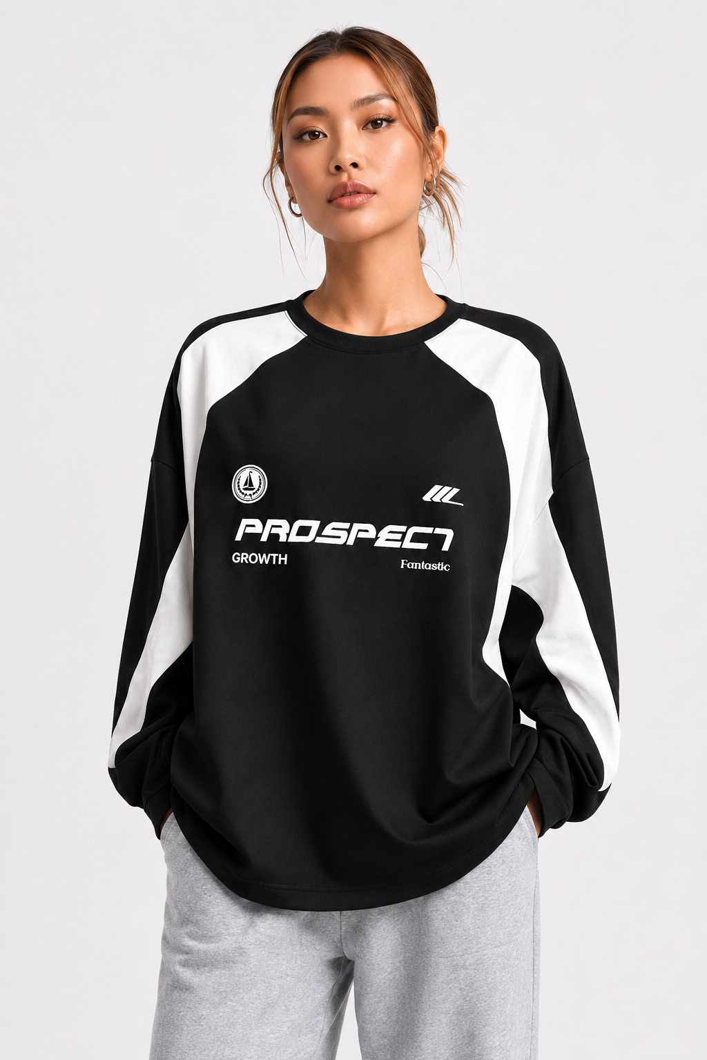 Pull femme coupe ample