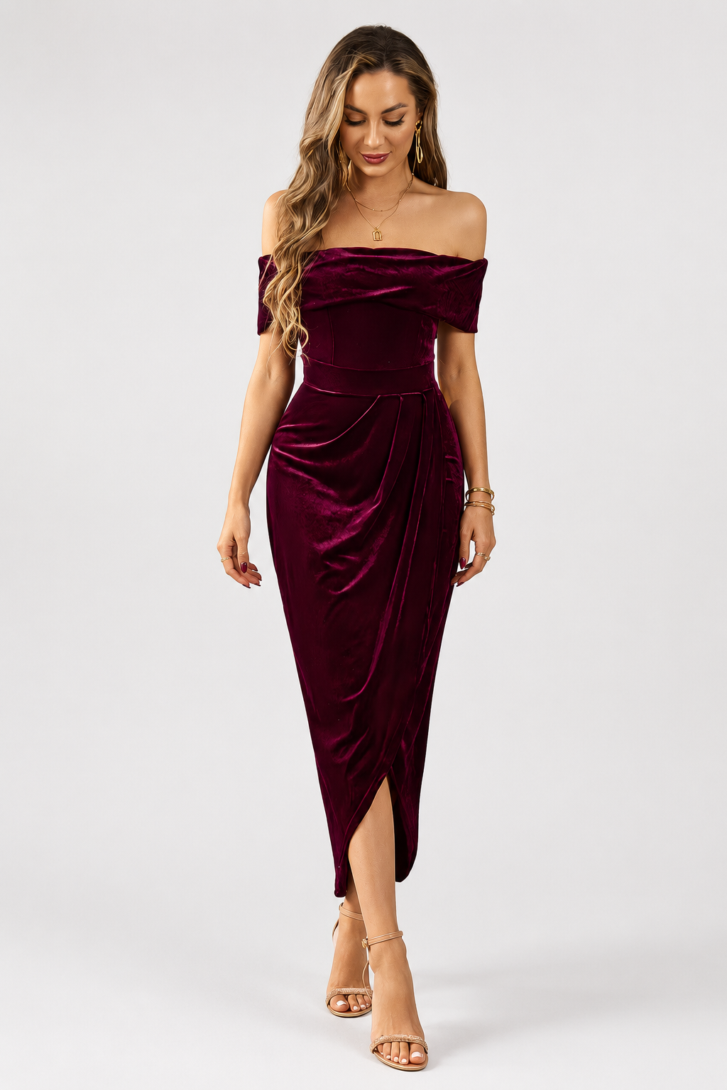 Robe midi femme