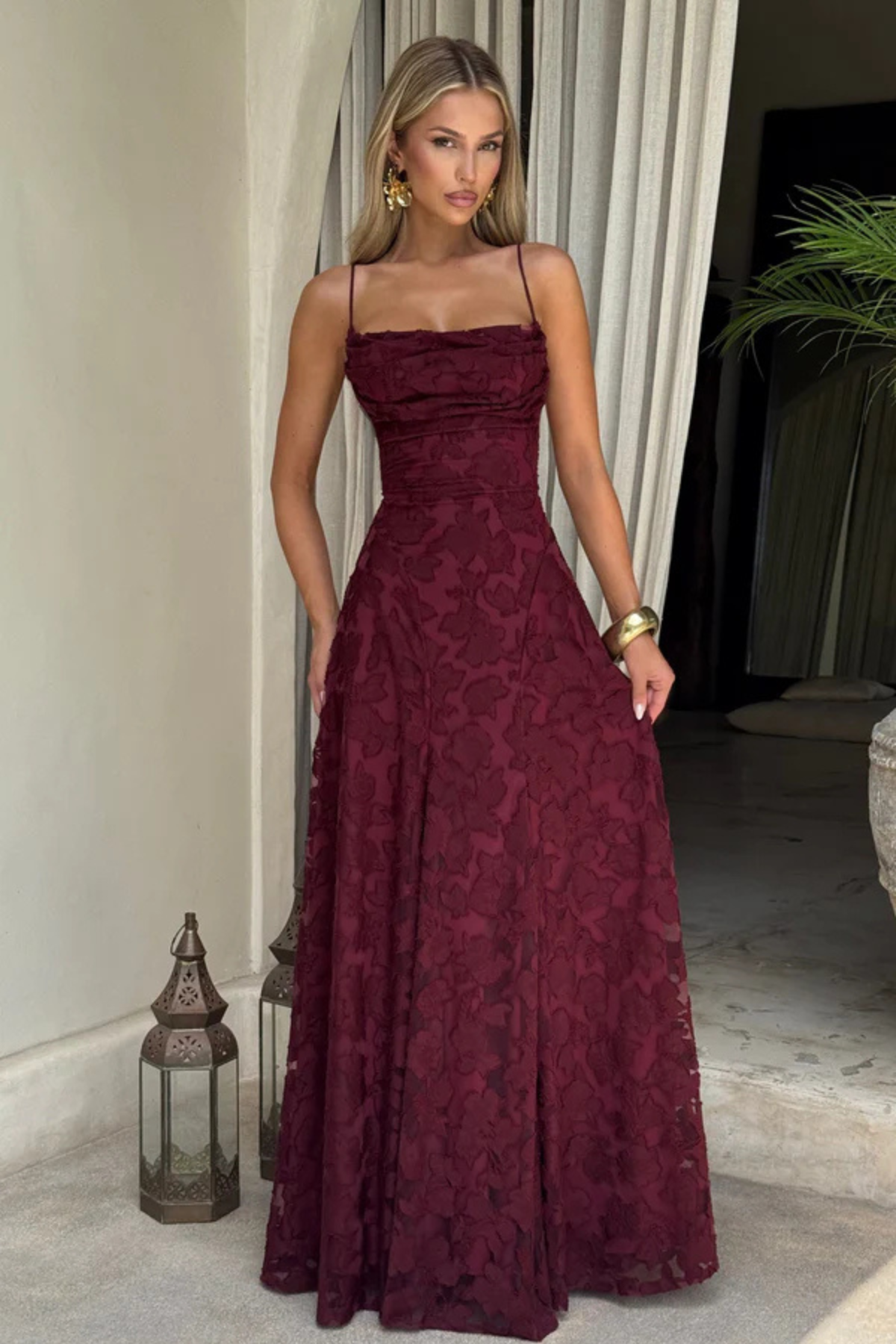 Robe Maxi Violaine moderne