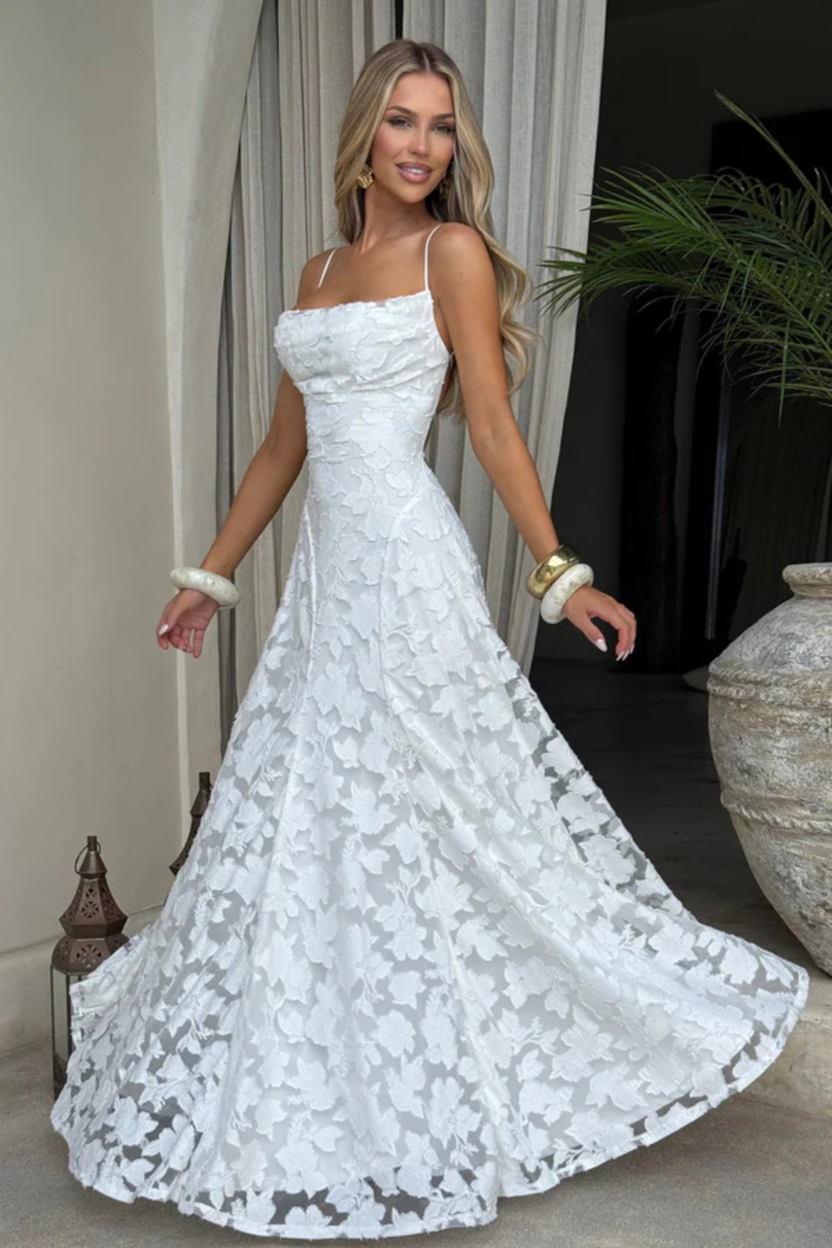 Robe Maxi Violaine moderne