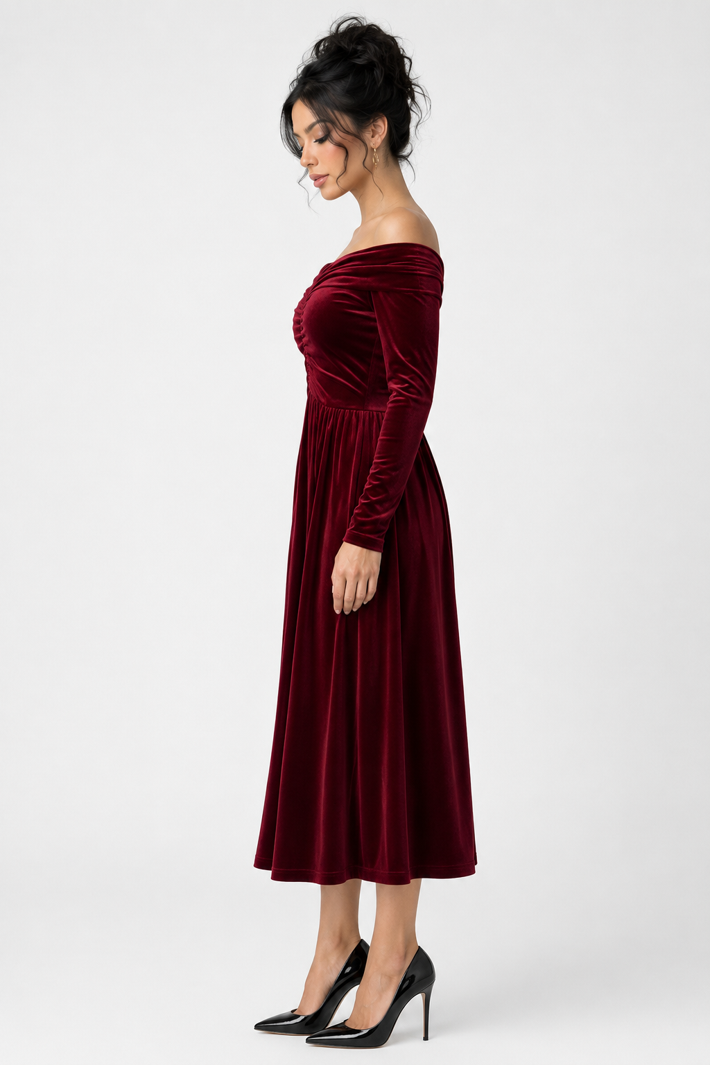 Robe midi femme