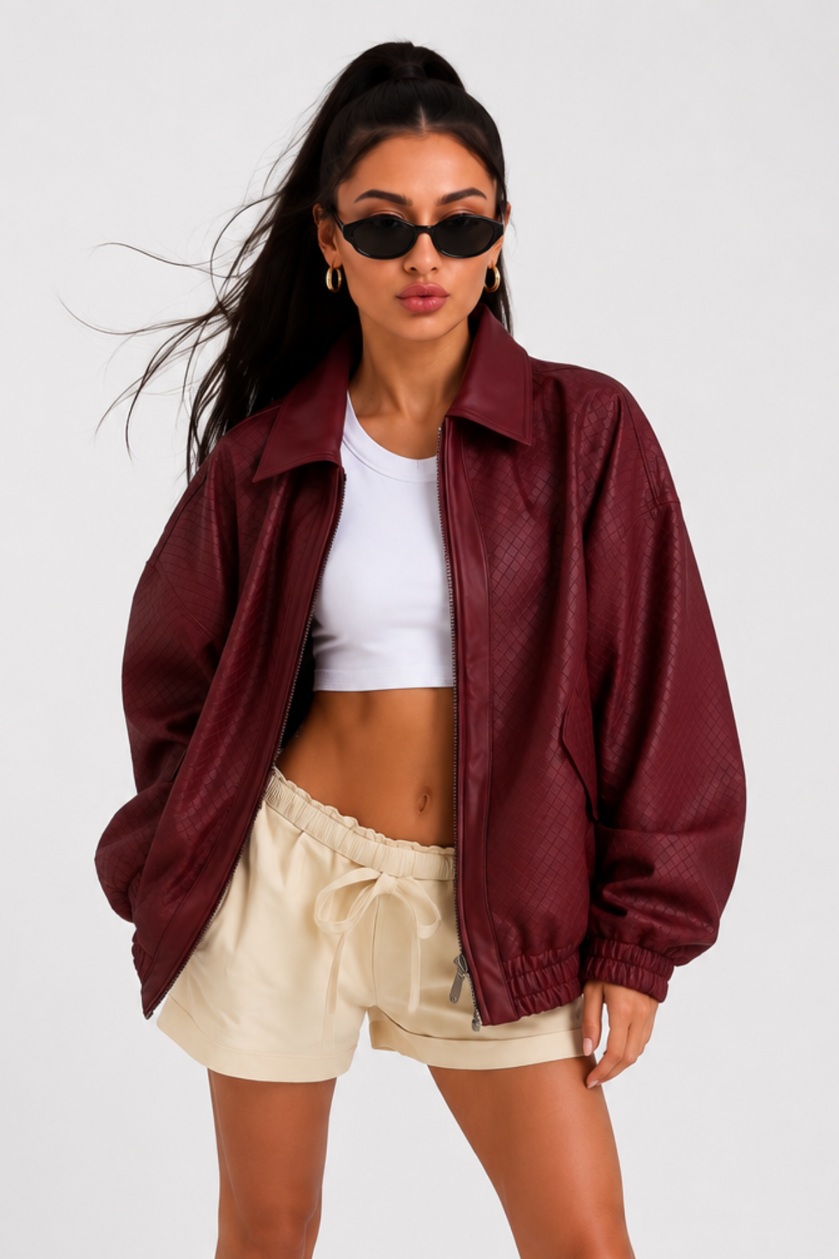 Veste femme coupe ample