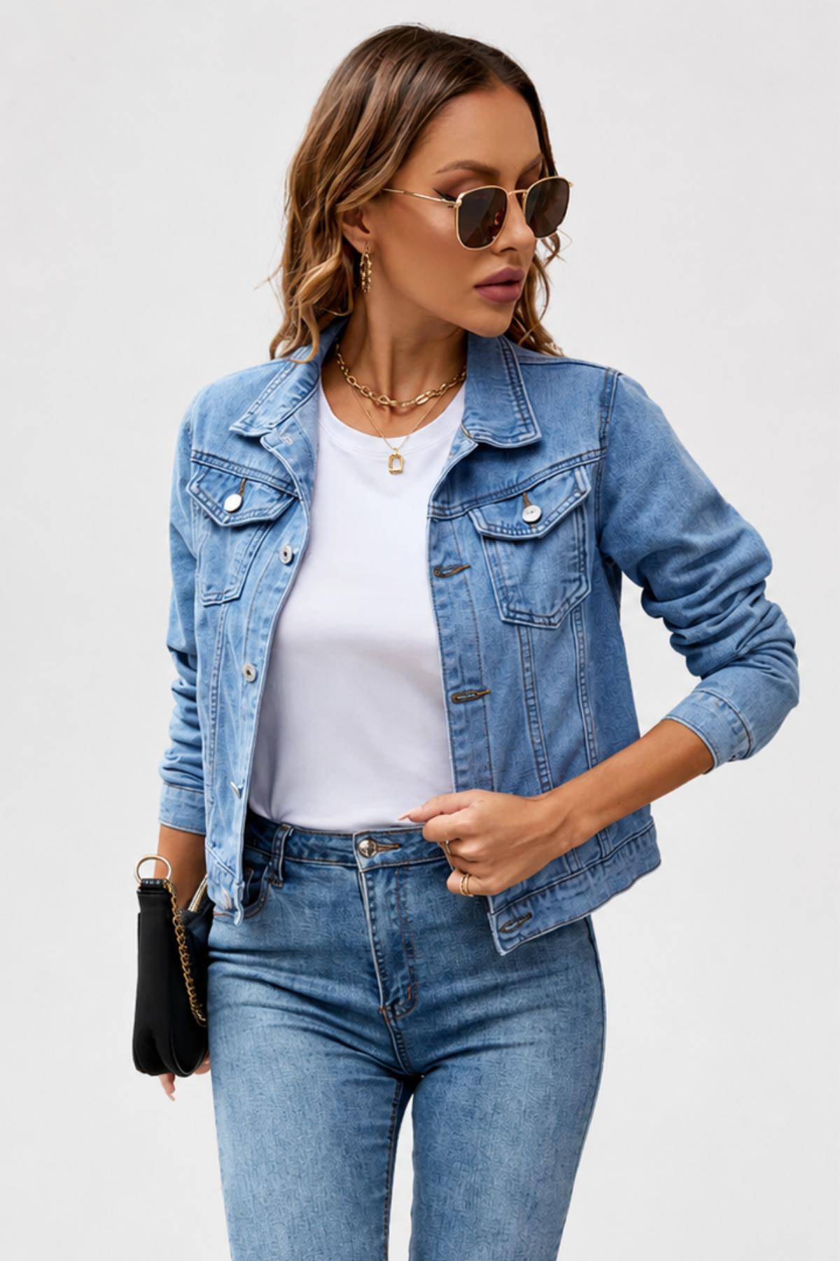 Veste femme en denim