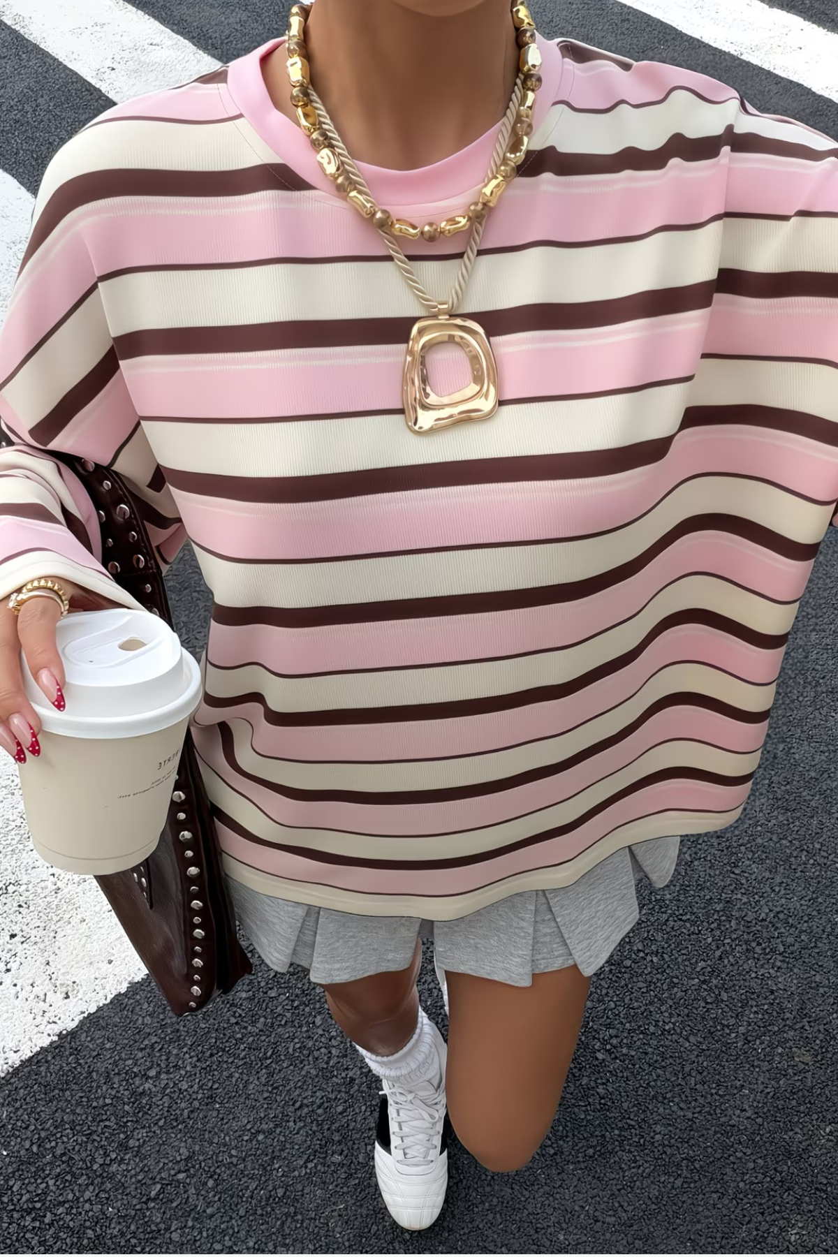 Pull femme coupe ample