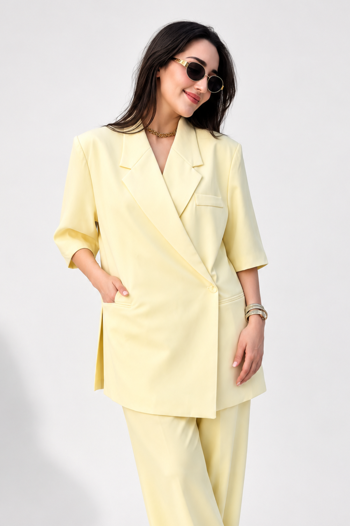 Veste femme coupe ample