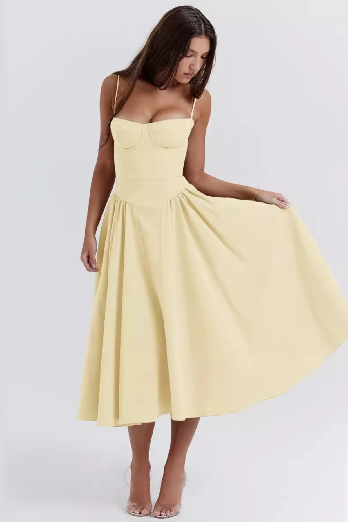 Robe midi femme