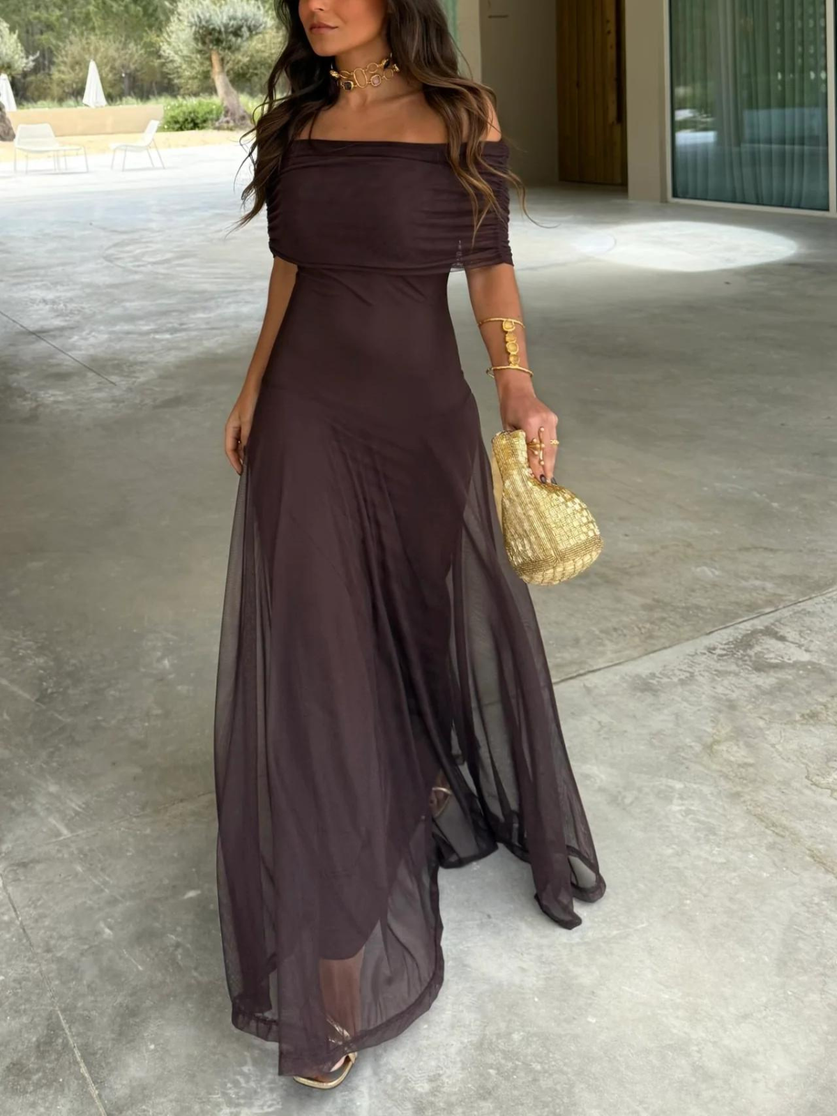 Robe Maxi Victoire moderne