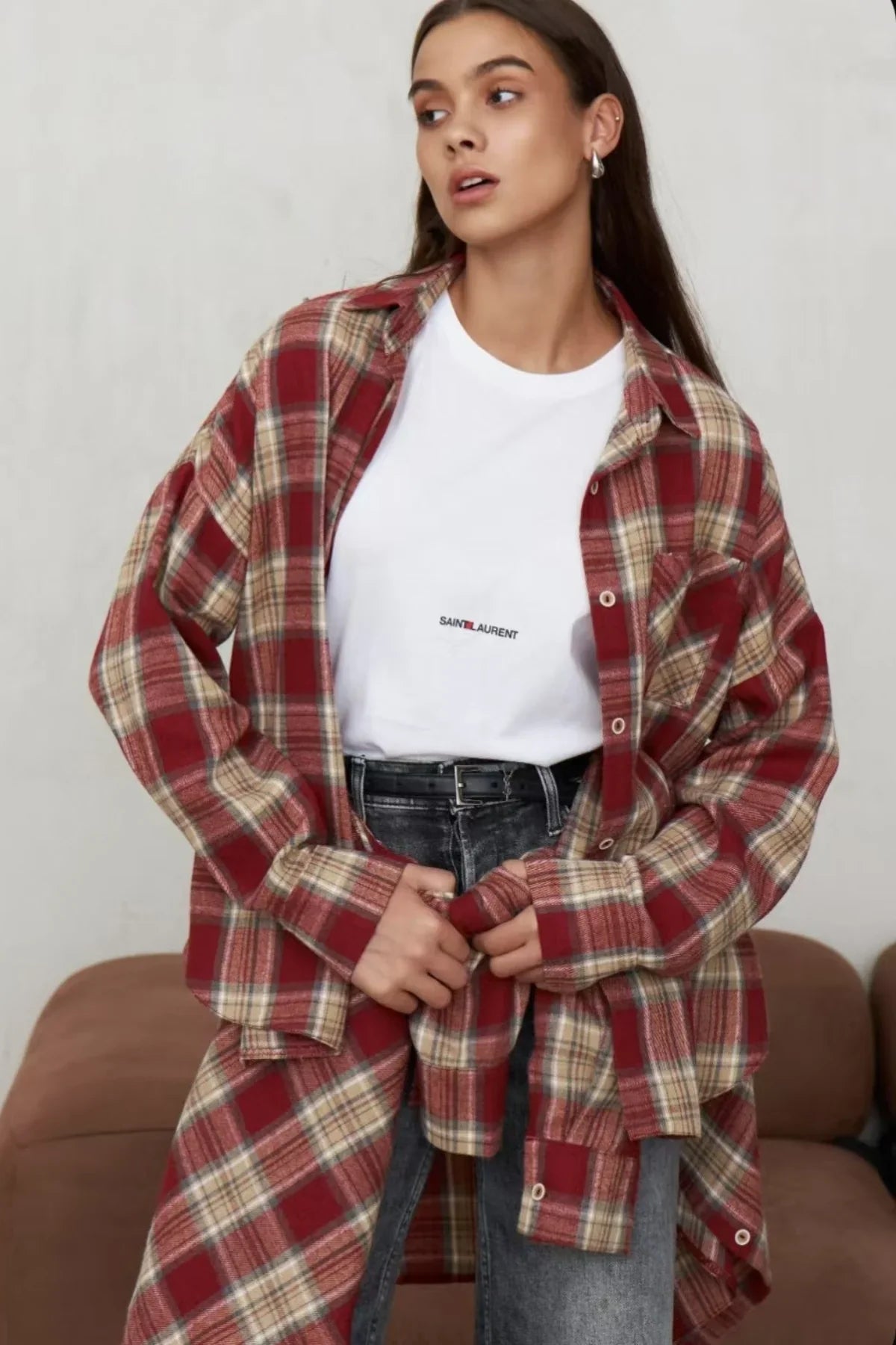 Blouse femme coupe ample