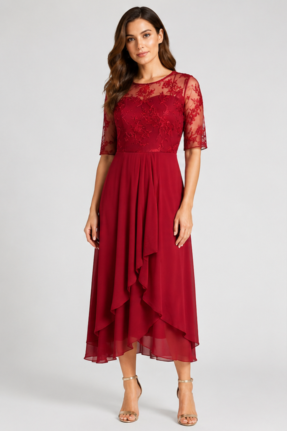Robe midi femme