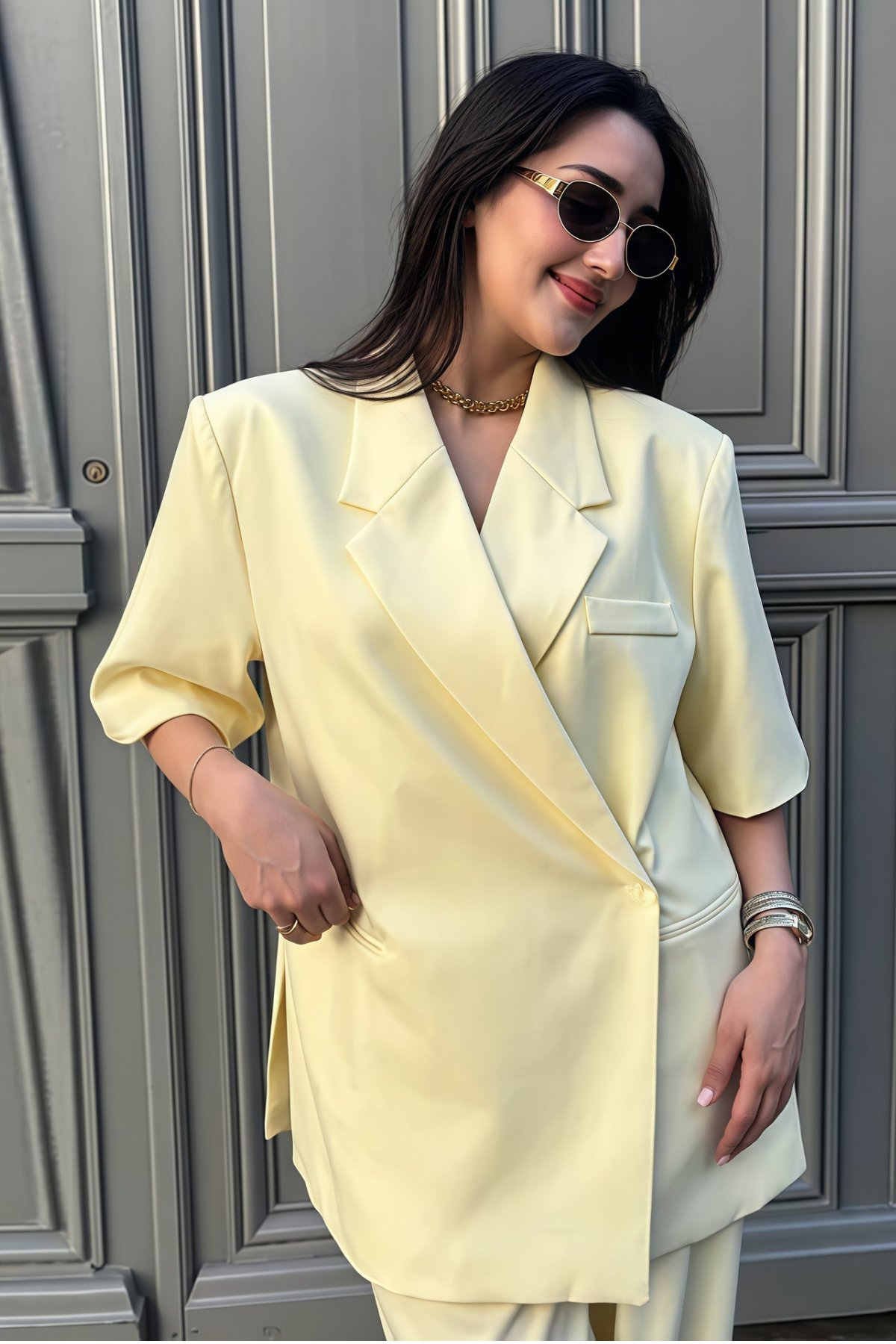 Veste femme coupe ample