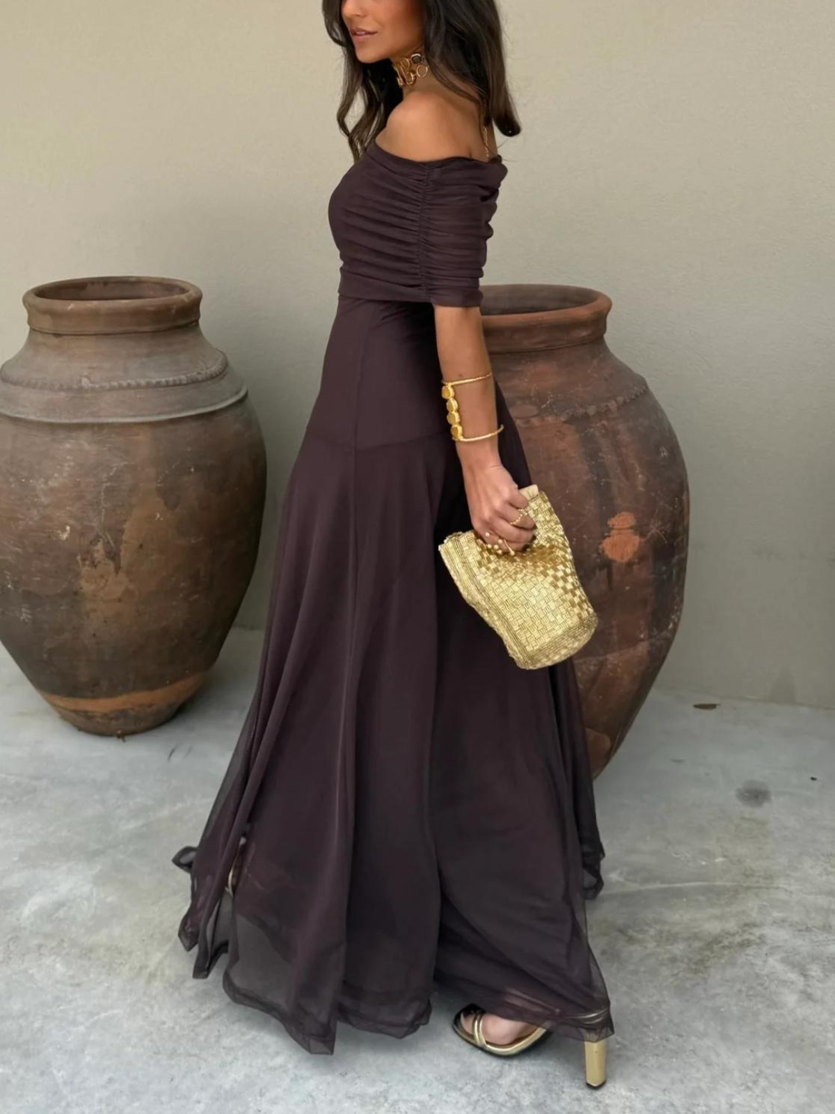 Robe Maxi Victoire moderne