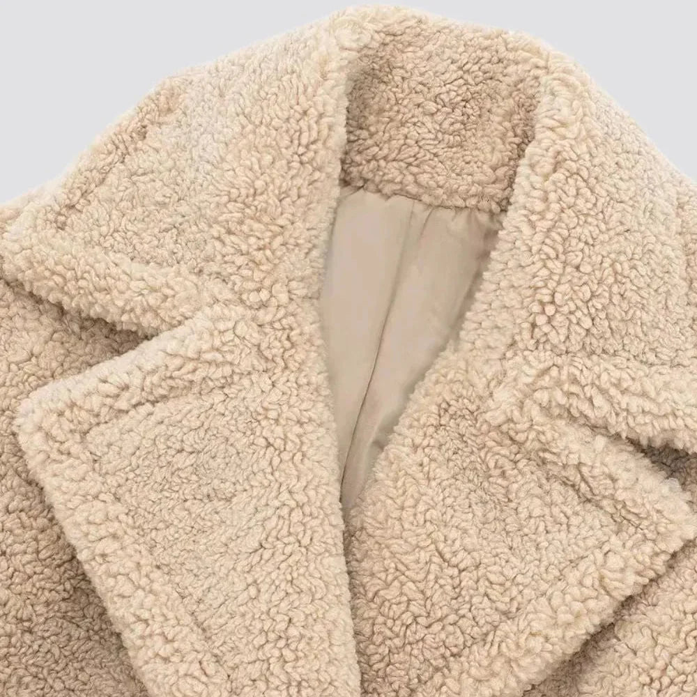 Manteau teddy femme hiver