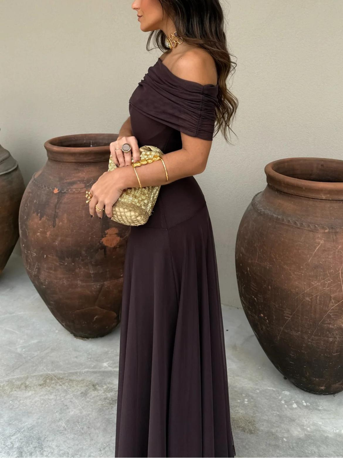 Robe Maxi Victoire moderne