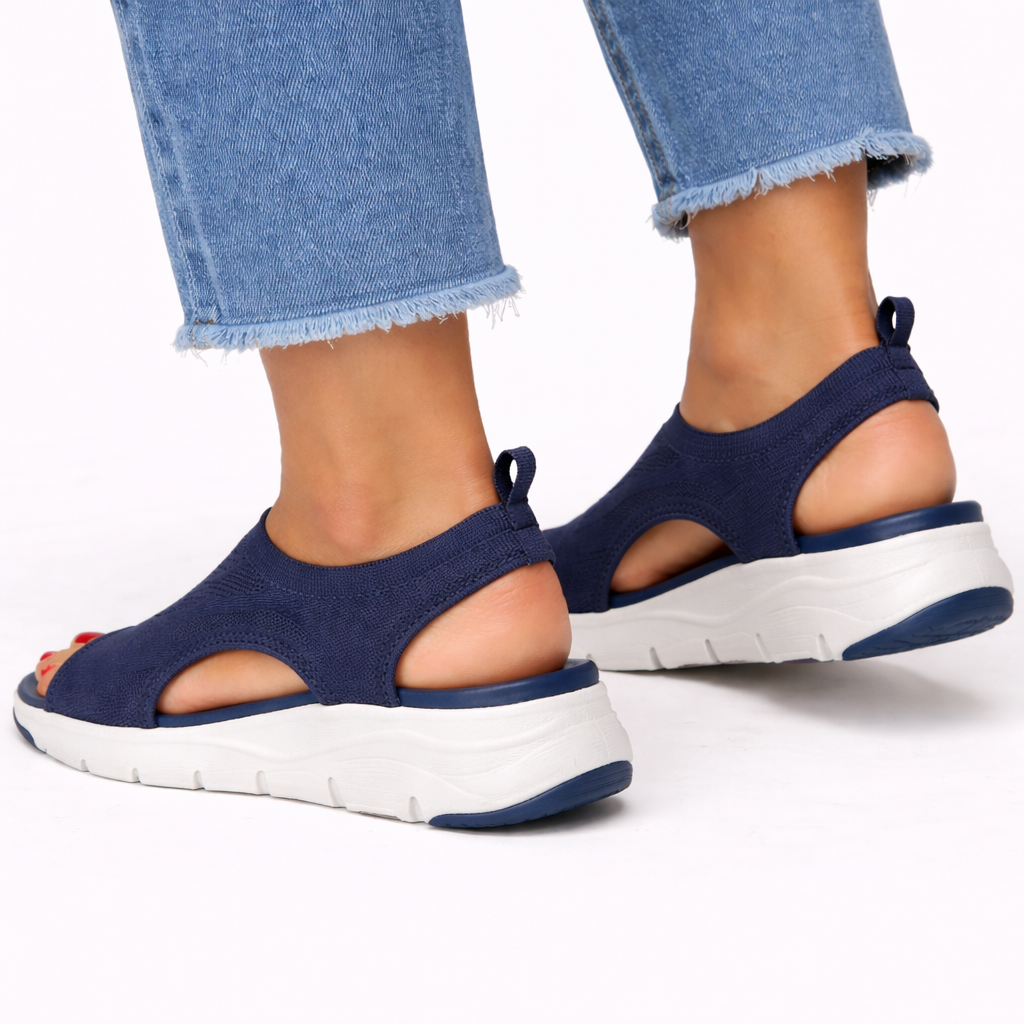 Chaussures de marche femme à enfiler