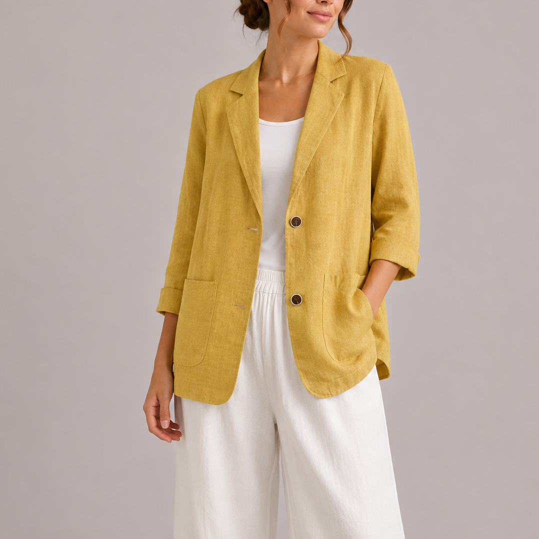 Blazer léger femme en lin