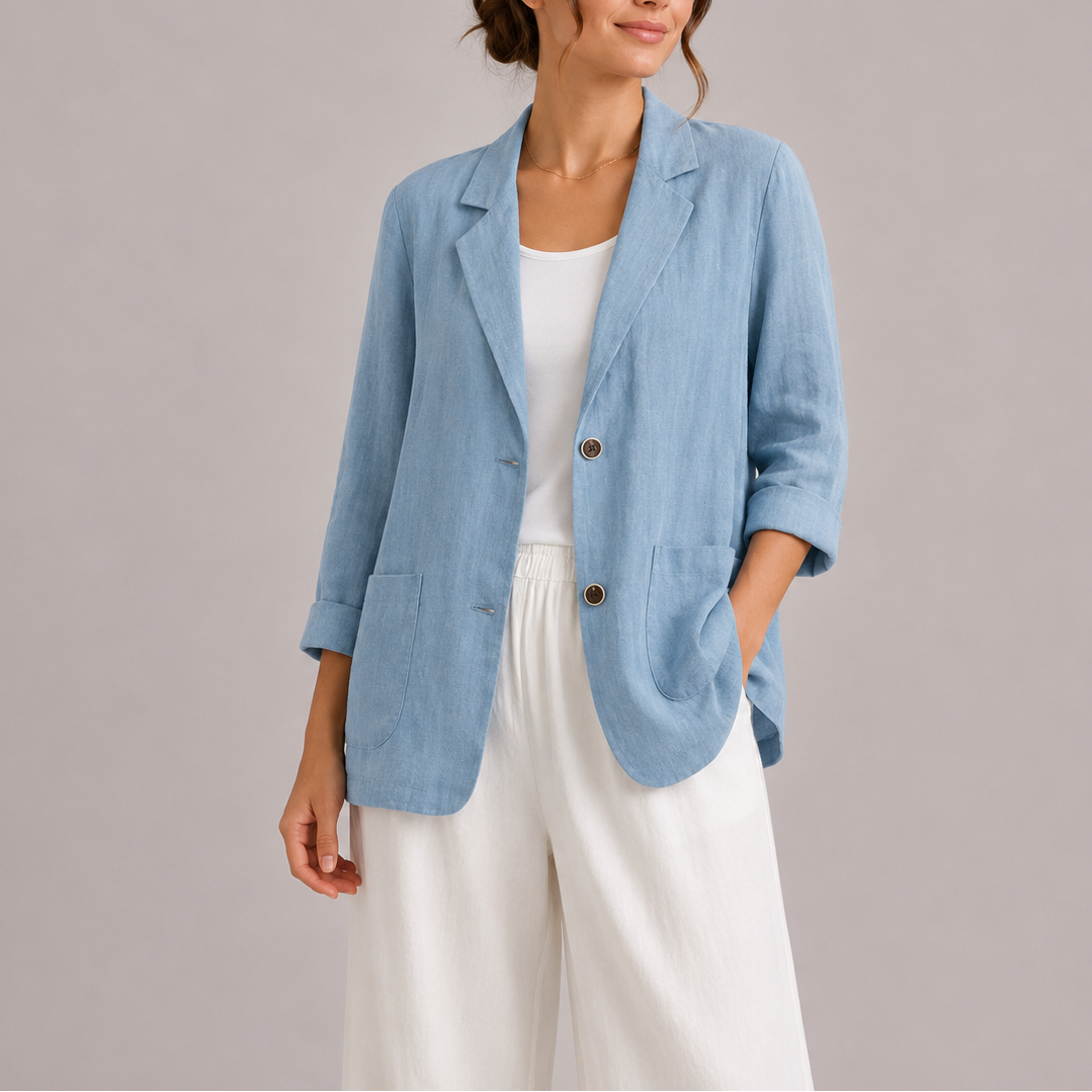 Blazer léger femme en lin