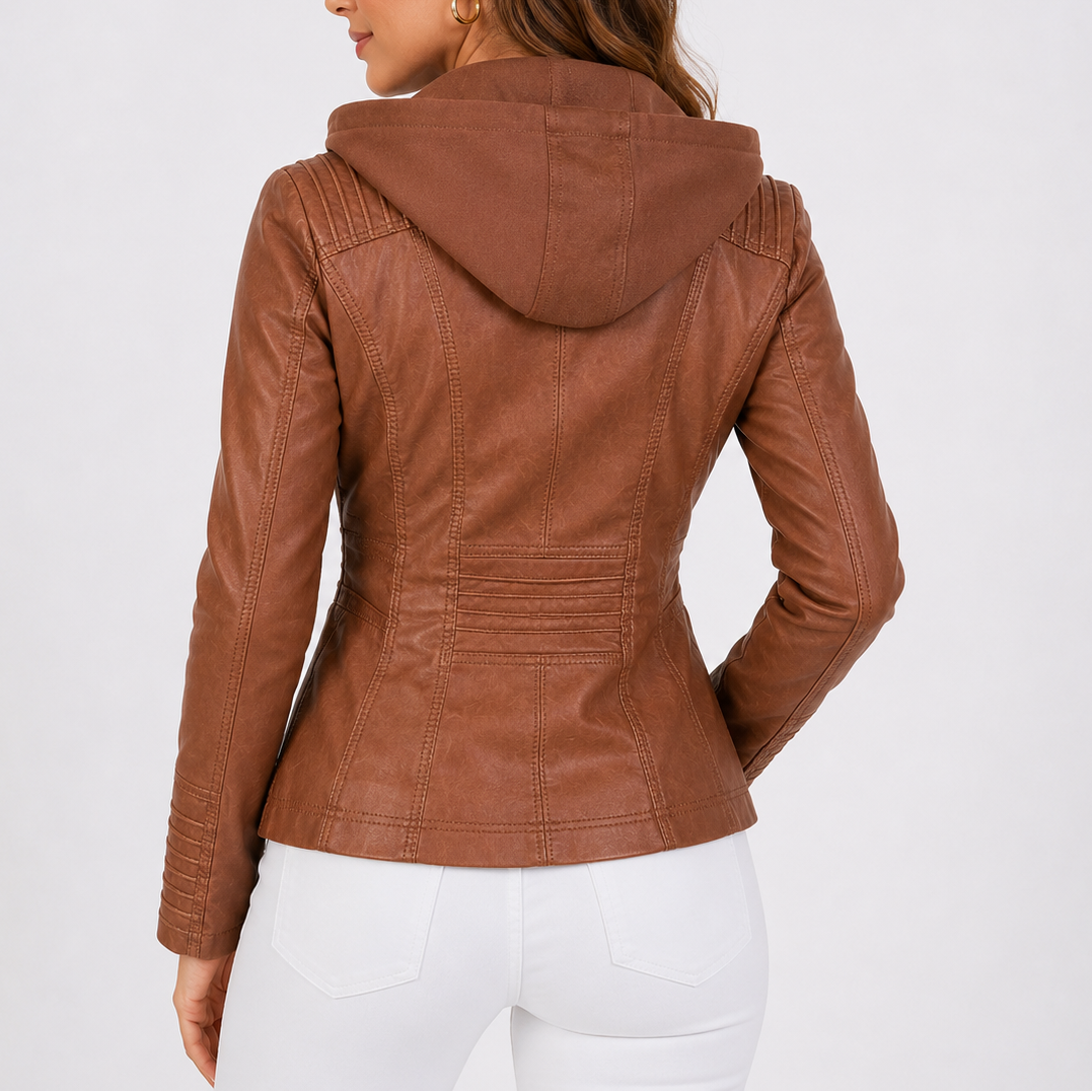 Veste en cuir femme en cuir