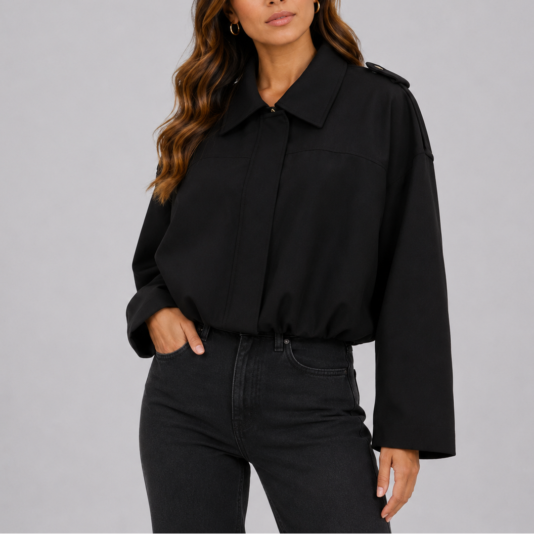 Blouson bomber femme en daim