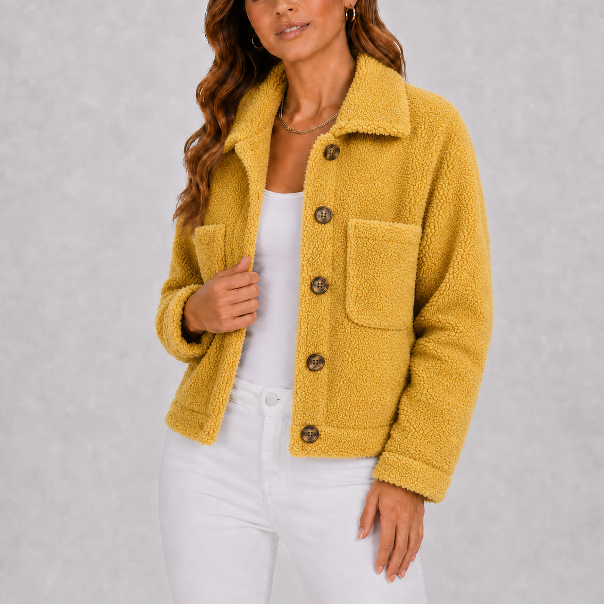 Blazer femme en maille décontracté