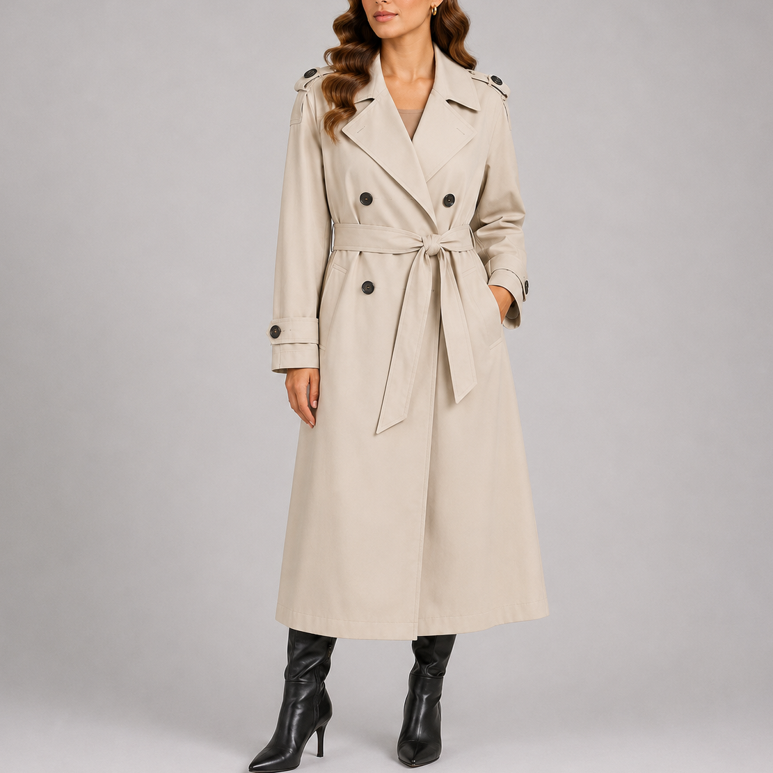 Trench femme intemporel