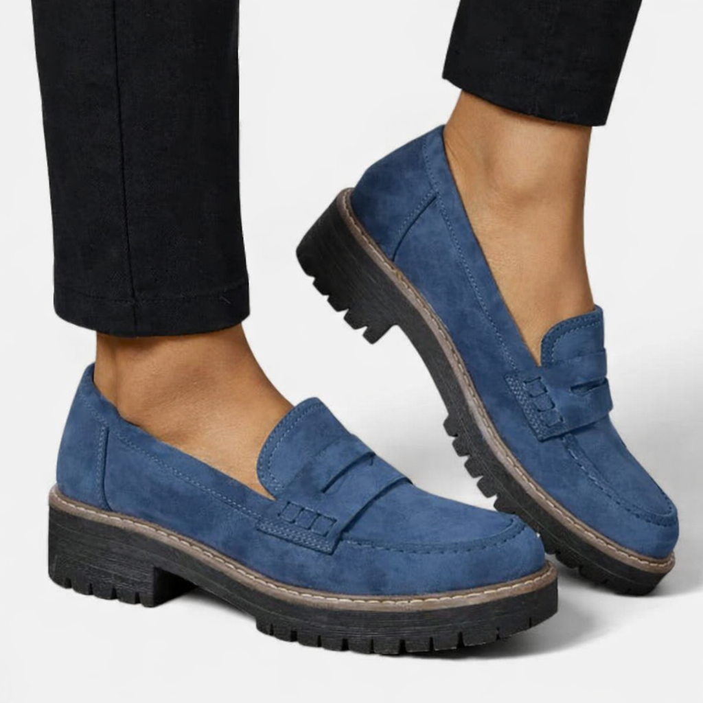 Mocassins confort femme à enfiler