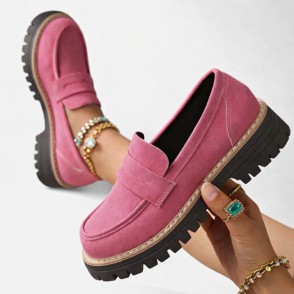 Mocassins confort femme à enfiler