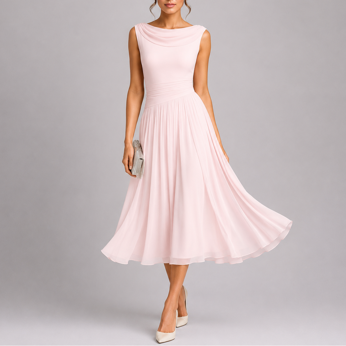 Robe midi femme élégant