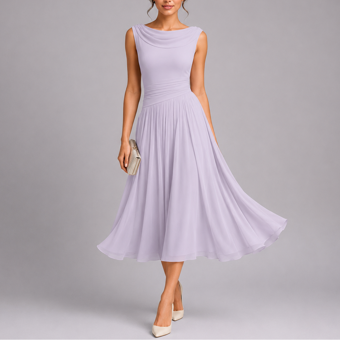 Robe midi femme élégant