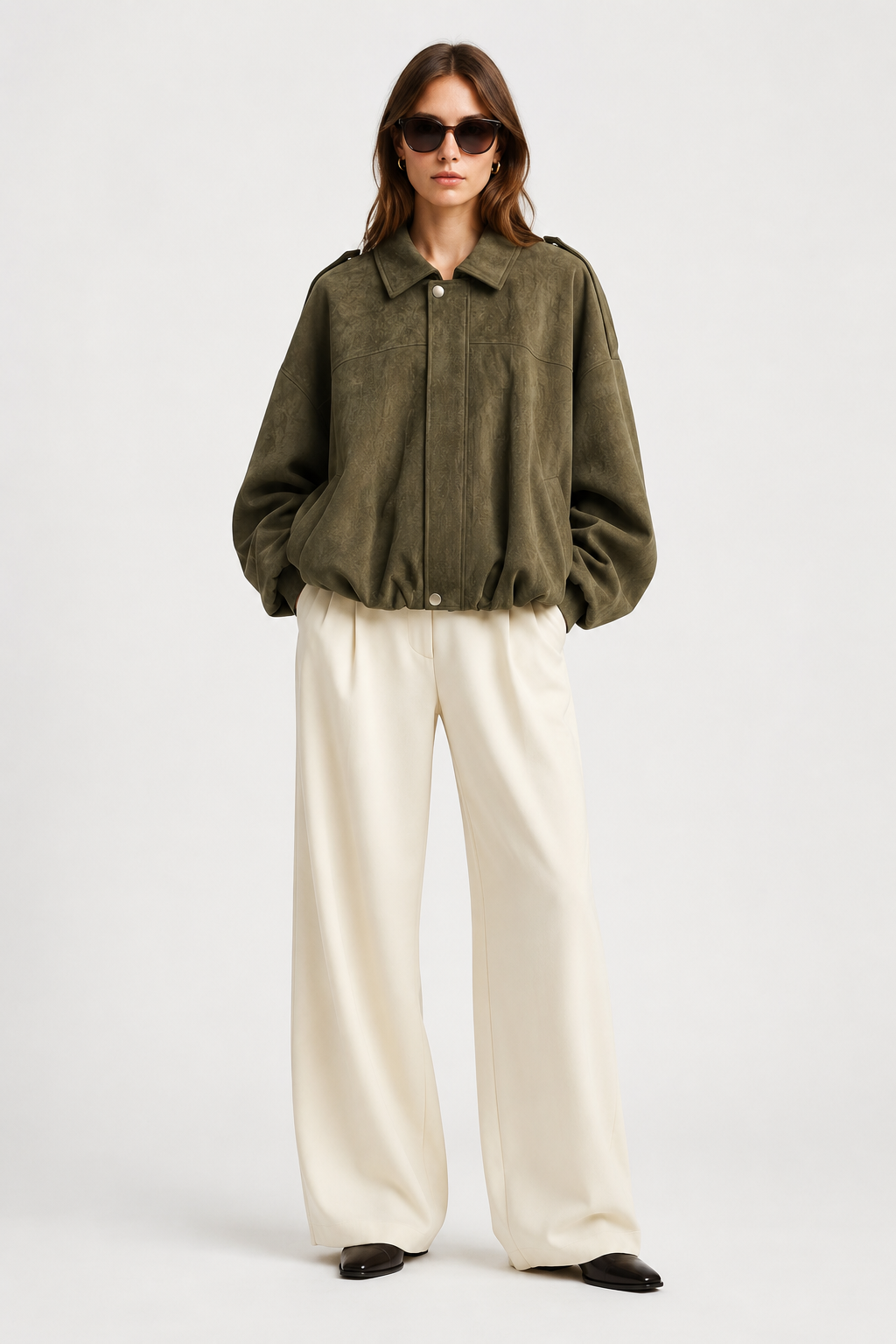 Veste femme coupe ample