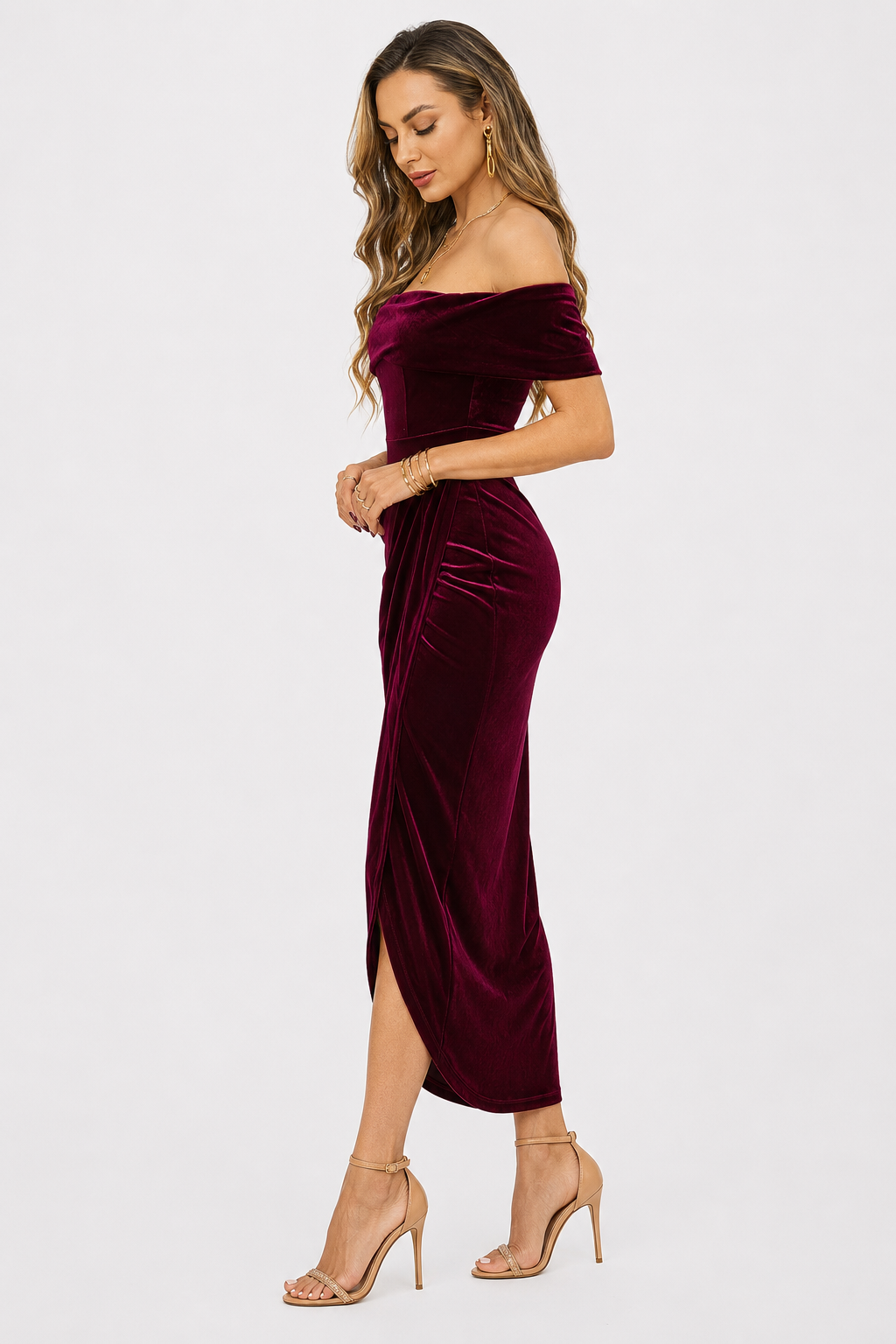 Robe midi femme