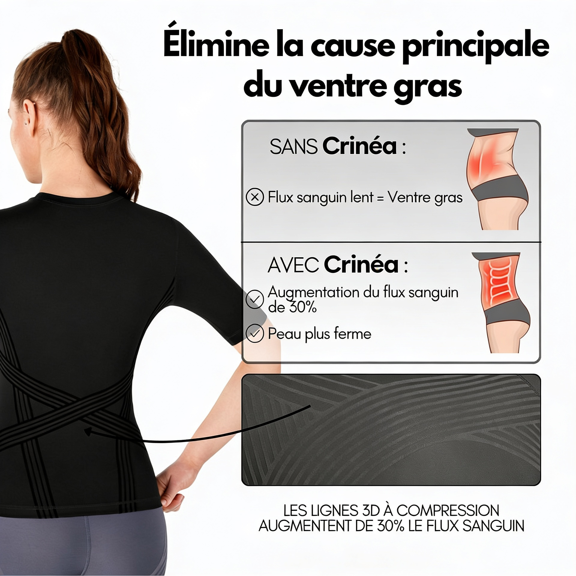 Tee-shirt 3D Crinéa