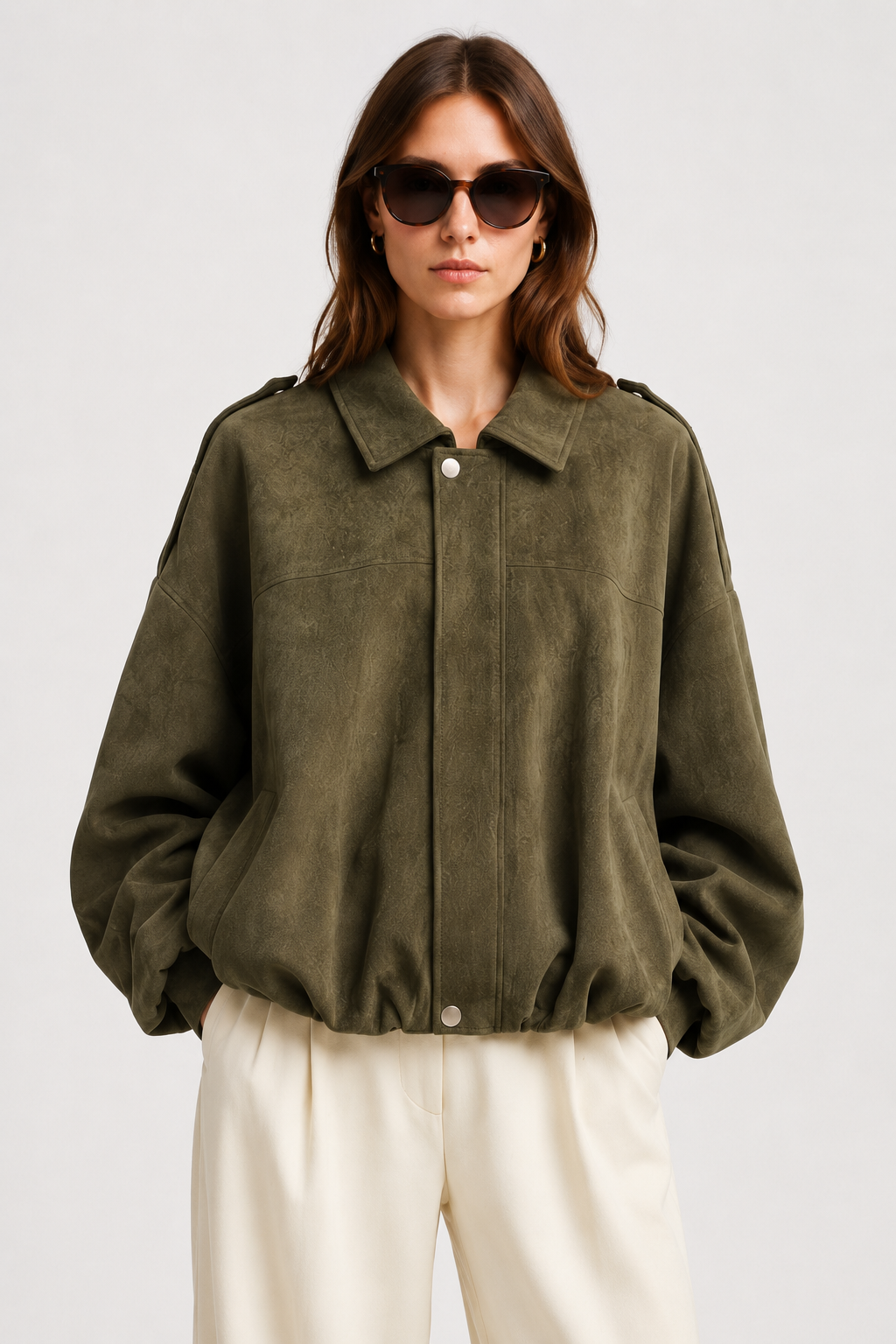 Veste femme coupe ample
