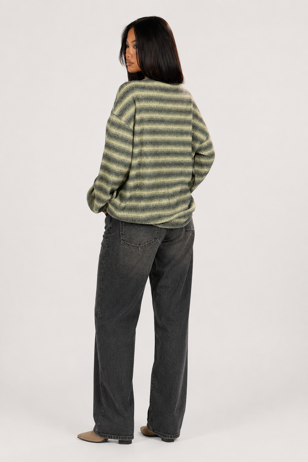 Pull femme coupe ample