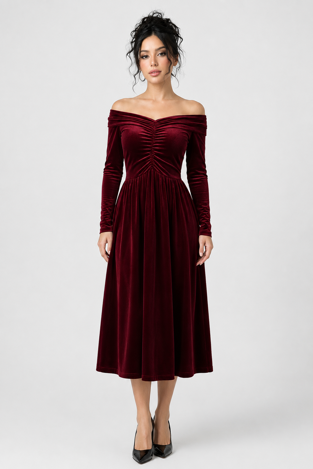 Robe midi femme
