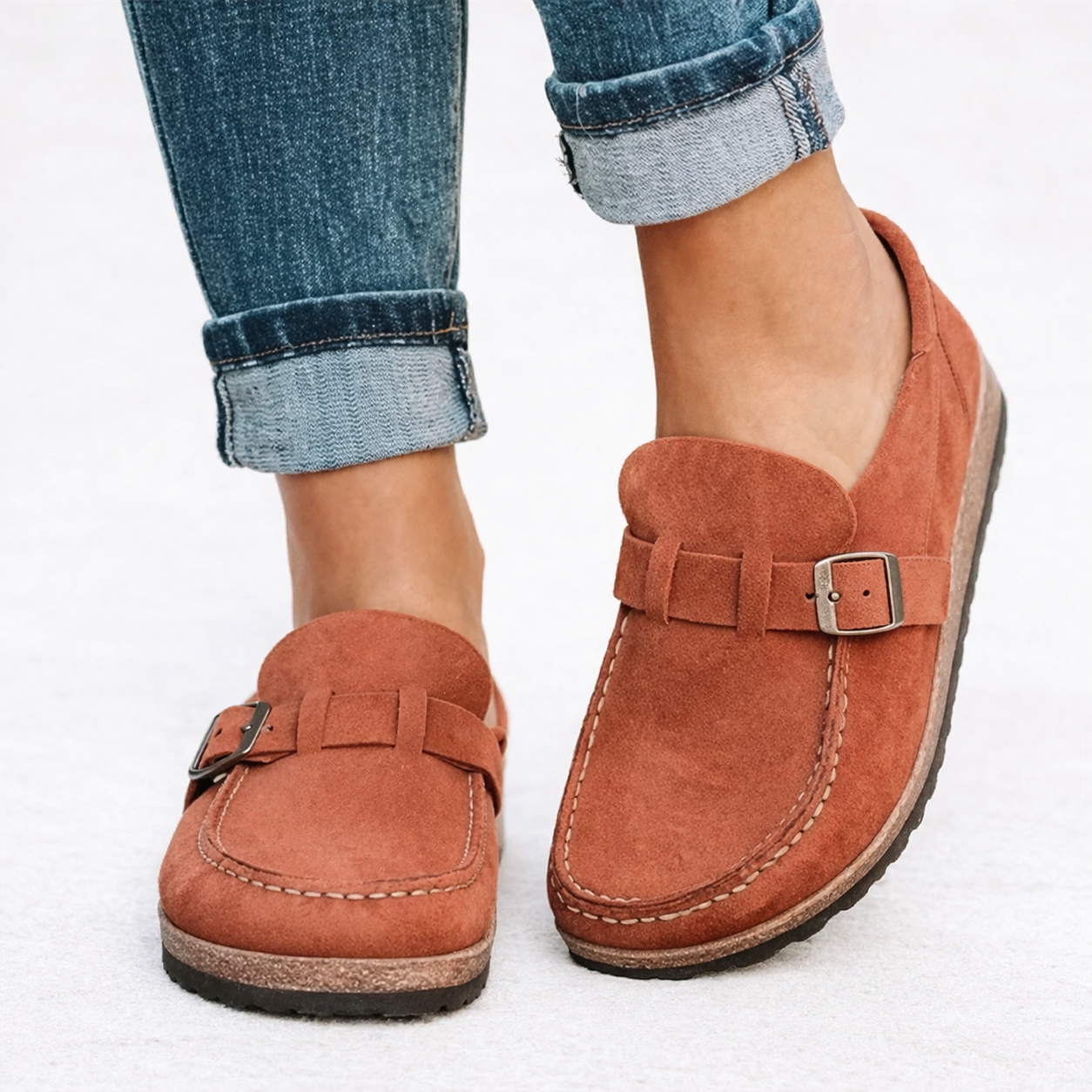 Mocassins femme à enfiler