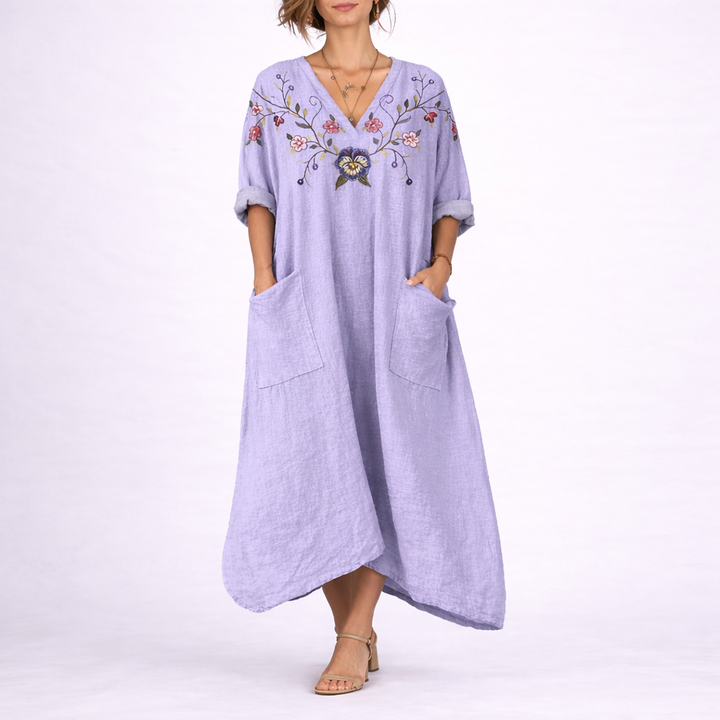 Robe caftan bohème femme