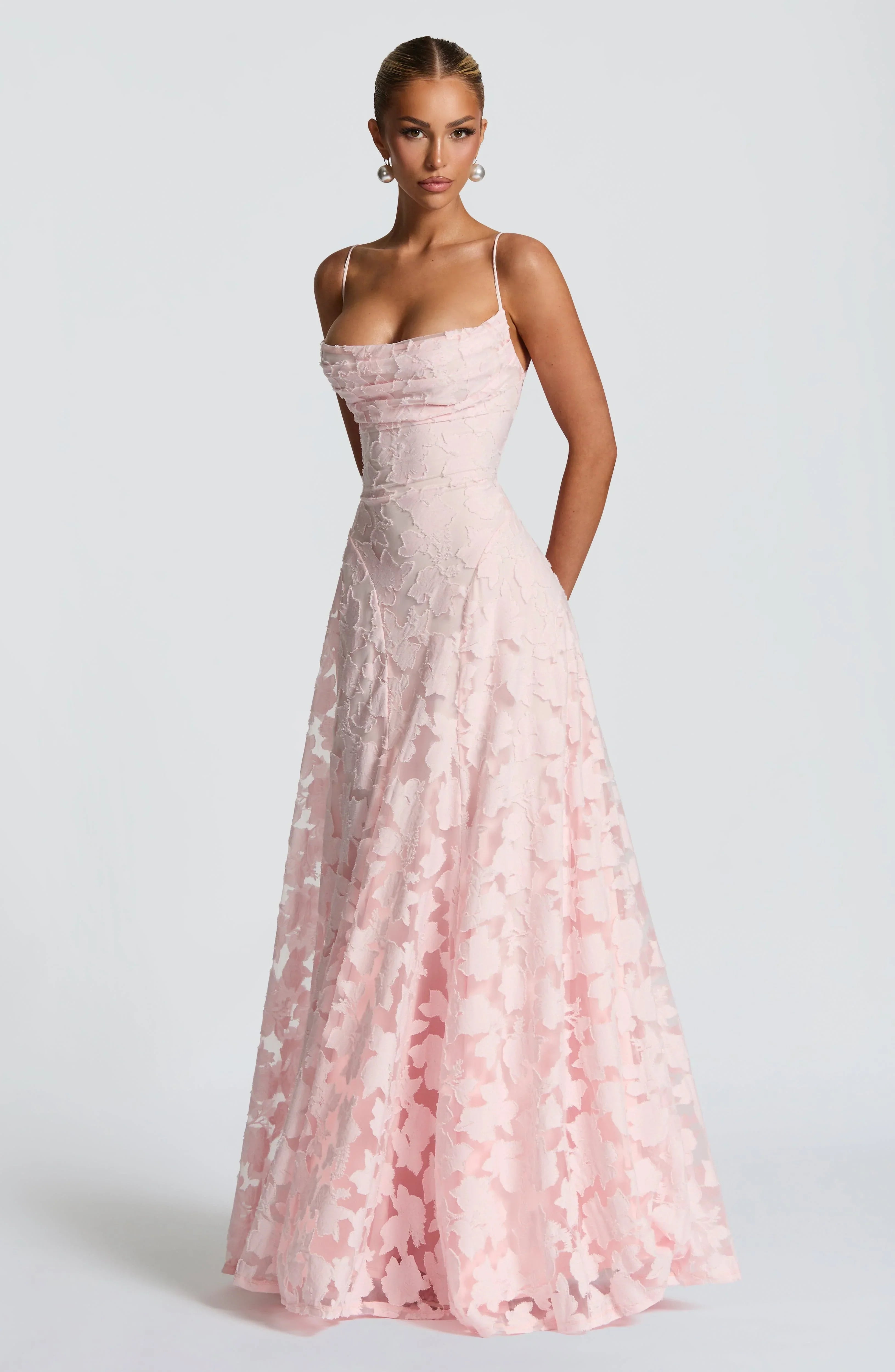 Robe longue femme bretelles fines