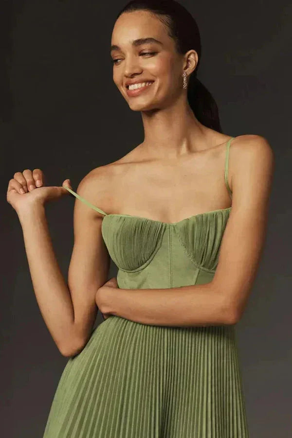 Robe midi femme bretelles fines