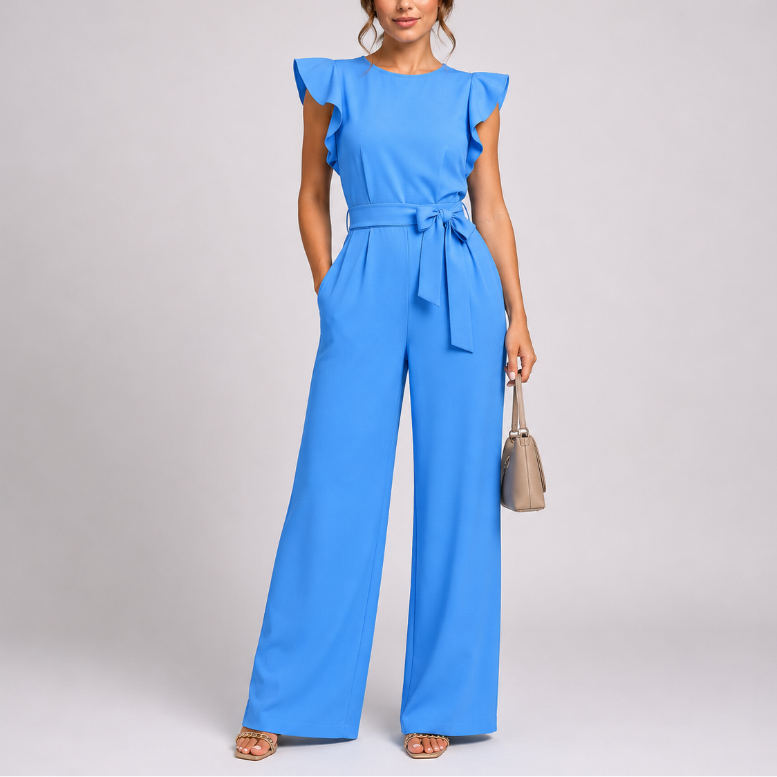 Combinaison femme coupe large élégant